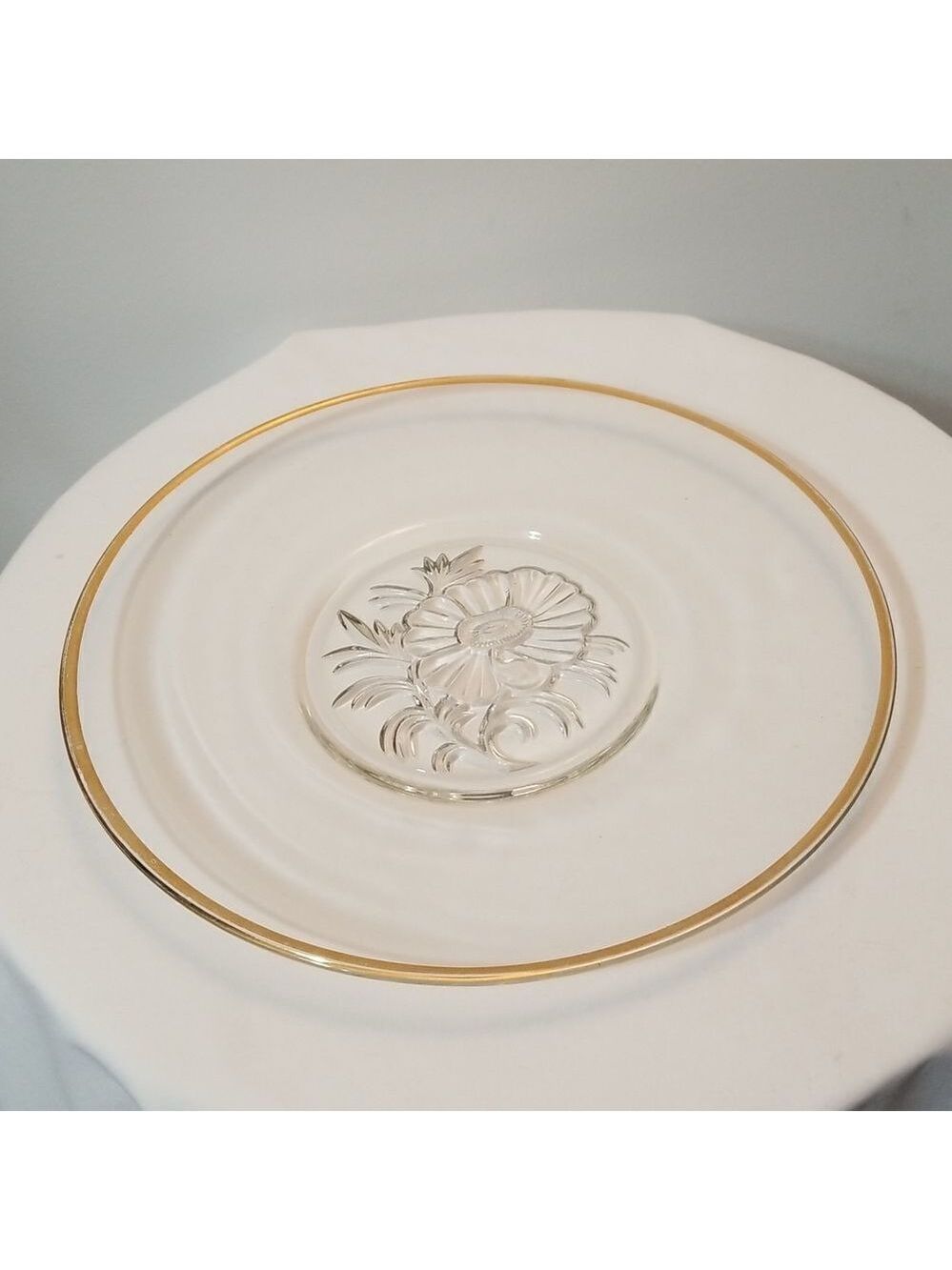 Vintage Gold trimmed Plate/platter